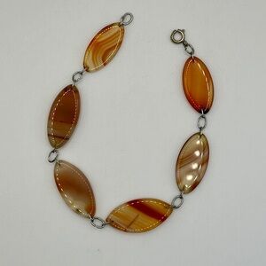 8.5” Agate Stone Bracelet